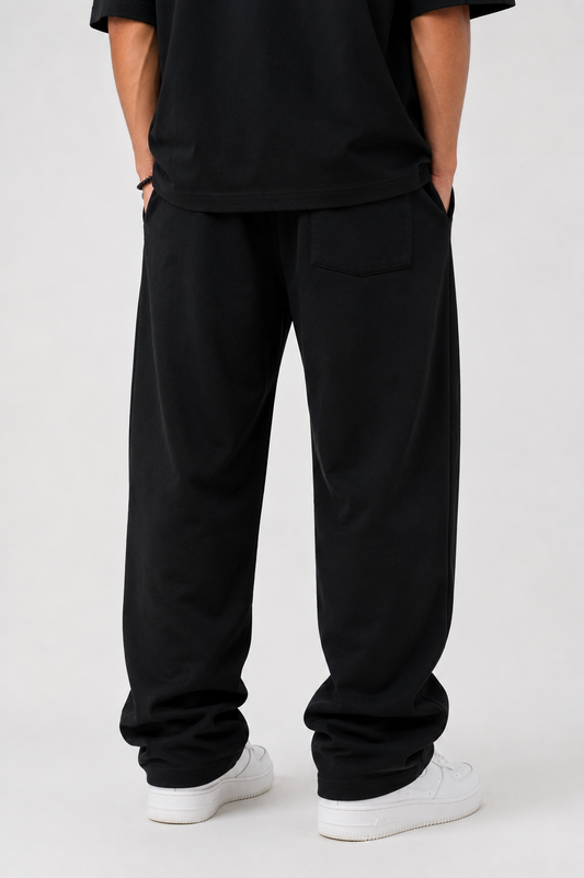Wide Leg Pants — Black