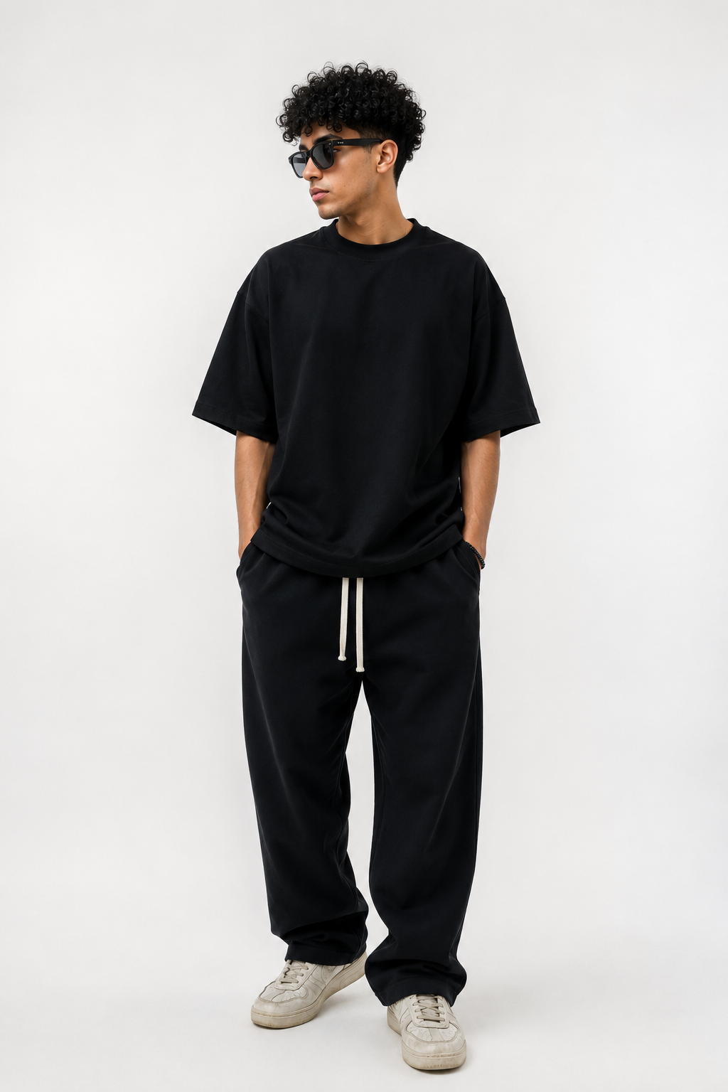 Oversized Tee — Black