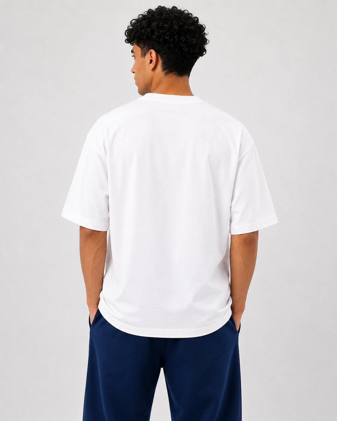 Oversized Essential Tee — White