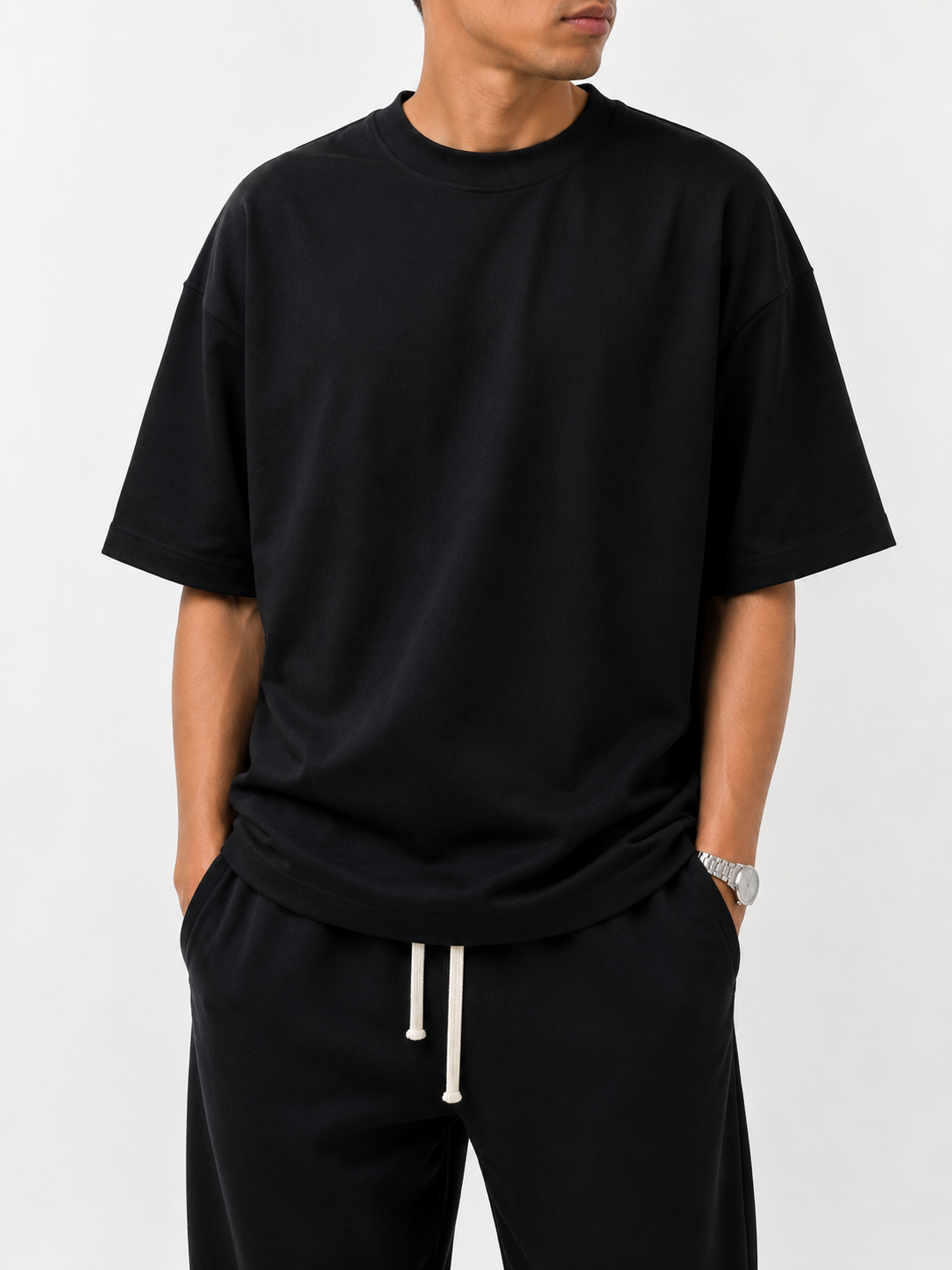 Oversized Tee — Black