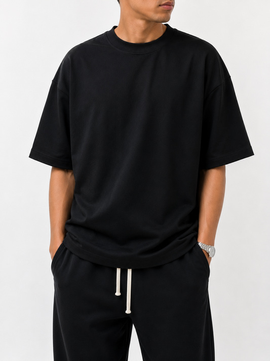Oversized Tee — Black